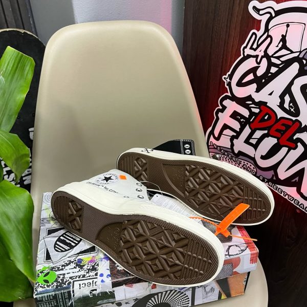 CONVERSE X OFF WHITE PREMIUM ALL WHITE - Imagen 5