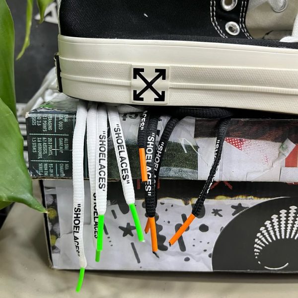 CONVERSE X OFF WHITE PREMIUM ALL WHITE - Imagen 7