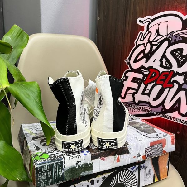 CONVERSE X OFF WHITE PREMIUM ALL WHITE - Imagen 4